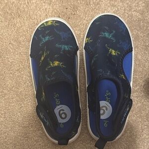 Carter's Kids Dinosaur Print Slip-On Sneakers - Navy